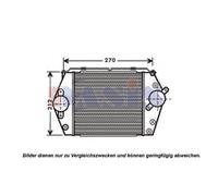 AKS DASIS Orifice de Ventilation Latétal pour Mazda 6 Break MPV II Hayon 117002N