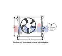 AKS DASIS 480006N Radiateur du moteur