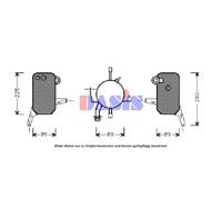 AKS DASIS Sèche-linge Climatisation Acier pour Ford Transit Boîte E _ 802860N