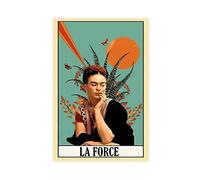 AKSEKA Poster sur toile Frida Kahlo 37, décoration de chambre à coucher, paysage sportif, bureau, chambre, cadeau, style sans cadre, 60 x 90 cm