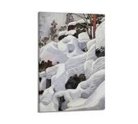 Akseli Gallen-Kallela, The Lair of The Lynx, 1906 - Impression d'art vintage sur toile - Impressions d'art célèbres - Peinture murale décorative sur toile moderne pour chambre à coucher