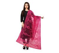 AKSHAR LLC Dupatta Filet en nylon brodé pour femme
