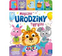 AKSJOMAT L'anniversaire magique du tigre. Frapper, appeler, monastère, tambour, coup. Un livre sonore avec un léger effet