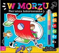 AKSJOMAT Premier livre de coloriage. Dans la mer. Stylo à segments.