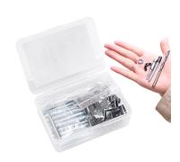 Akso Aoyupe Lot de 25 kits d'ancrage ouragan M8 x 6,35 cm pour mur en bois ou brique (1 foret et 1 outil d'entraînement)