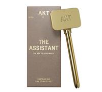 AKT The Assistant Presse-tube en métal, sans plastique, essoreuse et clé de tube pour tubes en aluminium, rouleau de dentifrice et accessoire de salle de bain