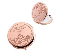 AKTAP Acotar Gifts SJM Books Miroir compact High Lady of The Night Court Cadeau pour les amateurs de livres (SJM Mirror)