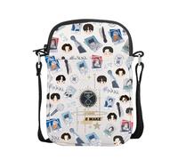 AKTAP At-Z 8 Makes 1 Team Merch Gifts Kpop Singers Mini sac à bandoulière Kpop At-Z Cadeaux At-Z Tour Sac pour téléphone portable pour fans, 8 Makes 1 Team Mini Cb-ht, 32 * 37cm
