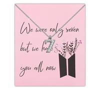 AKTAP Bracelet K-pop « We Were Only Seven But We Have You All Now » - Cadeau de l'armée coréenne pour les fans, Small, Cuivre