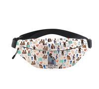 AKTAP Chossen Merchandise Sac banane chrétien à bandoulière pour homme ou femme, Chosen Sac banane, WB