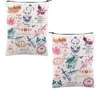 AKTAP Crescent City Pochette de Livre pour Les Amateurs de Livres Velaris City of Starlight Couvertures de Livre SJM Merch Acotar Pochette de Livre (Pochette de Livre Lumineuse)