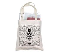 AKTAP Cult Of The Lamb Sac fourre-tout mignon et tendance avec poignée de jeu vidéo Cadeau pour gamer L'un des meilleurs jeux Sac à bandoulière, Cult of the Lamb Tote-py3, 25CM