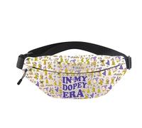 AKTAP Dopey Merch Fairy Tales Gifts in My Dopey Era Sac banane à bandoulière avec ceinture réglable Cadeau pour 7 amis de neige, Dopey Sac de ceinture, CB