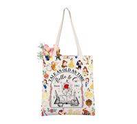 AKTAP Fairy Tales Gifts Sac fourre-tout inspiré de Belle & Co Since 1991 Motif Belle et Bête, Sac fourre-tout 1991, 14.56 inches (37cm) tall and 12.59 inches (32 cm) wide