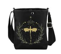AKTAP Fourth Wing Merch Gift Fourth Wing Book Sleeve Empyrean Series Livre Cadeau Dragon Rider Cadeau pour Bookish Book Worm Pouch, Sac à bandoulière Fourth Wing