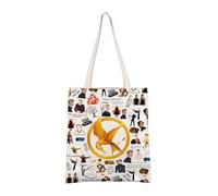 AKTAP Hunger Movie Merch Hungry Bird Sac fourre-tout vintage pour amateurs de musique Cadeau pour les fans de jeux vidéo, Hungry Bird Tb, 16*15INCHES