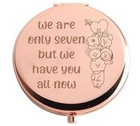 AKTAP Miroir de maquillage avec personnages K-pop BT21 Cadeau We Are Only Seven But We Have You All Now Army Cadeau Accessoire de concert (personnages K-pop Miroir de maquillage