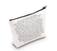 AKTAP Poésie grecque cadeau littéraire Homer livre citation sac pochette fermeture éclair sac littérature amateur sac de maquillage livre merch cadeau, Home-r-ht, MB