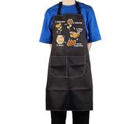 AKTAP Tablier d'apiculture réglable avec 2 poches - Cadeau pour les amateurs d'abeilles - Bavoirs de jardinage sur le thème des abeilles, Tablier d'apiculture, M