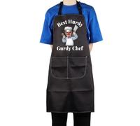 AKTAP Tablier de cuisine vert Der Ferk avec poche, imperméable et réglable pour les fans de chef suédois, cadeau pour les amateurs de chef suédois, tablier de cuisine pour grillades et pâtisseries,