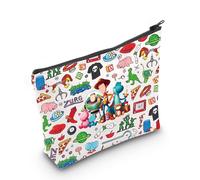 AKTAP Trousse de maquillage inspirée des personnages de film avec inscription You 've Got a Friend in Me, Personnages d'histoire Mo, Mode