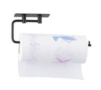 Aktines Porte-Rouleau de Papier Essuie-Tout de Cuisine sans Perçage en Acier Inoxydable, Noir