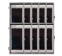 Aktion Glücksbox : 10 boîtes de cils individuels de différentes longueurs | C-Curl au prix sensationnel (0,15 mm)