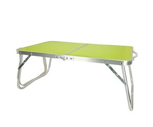Aktive 52811 Table de Camping et de Plage Pliable avec Structure en métal, Plateau en Bois et Fermeture de sécurité Vert 60 x 40 x 26 cm