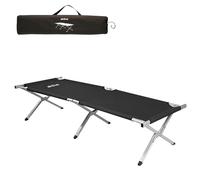 AKTIVE 52991 - Lit Pliant Camping | Lit Portable Facile à Transporter | Dimensions 190 x 64 x 42 cm | Pliage Facile, antidérapant, avec poignée de Transport Incluse | Accessoires de Camping