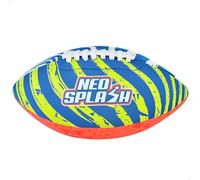 AKTIVE 54288 Ballon de Rugby en néoprène pour l'eau, 26 cm, léger, Flottant, résistant à l'eau, Couleurs Vives, Design antidérapant, idéal pour la Plage et la Piscine