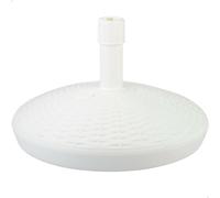 Aktive 58x35 Cm-30kg Pied de parasol Blanc Blanc One Size