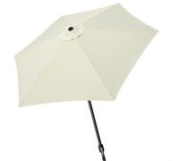 Aktive Parasol de jardin 61115 hexagonal Hauteur 2,4 m UV50 structure aluminium crème