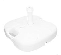Pied Parasol ADRIATIC ADC45E en Plastique Carré - Blanc - 44x44x12cm