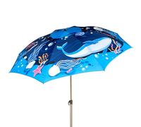 Aktive 62327 Uv40 Ø Tiltable Beach Umbrella 200 Cm Bleu