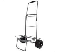 Aktive Chariot de plage pliant 62377, grandes roues, 55x40x100 cm, gris