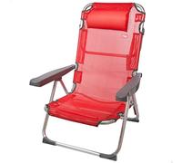 Chaise de Plage Colorbaby Rouge 48 x 60 x 90 cm