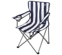 Chaise pliante fixe AKTIVE - Bleu - Confortable et durable - Jardin
