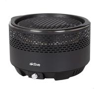 Aktive Smokeless Round Barbecue Argenté 31 cm