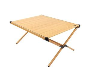 AKTIVE 63025 - Table de Camping Pliante Réglable en Hauteur, 88,5 X 70,5 X 43 cm, Aluminium, Portable, Tables Pliantes Portables