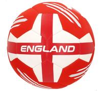 AKTIVE Ballon de Football England, Rouge et Blanc (54354)