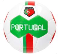 AKTIVE Ballon de Football Portugal, Taille 5, matériau PVC 2,7 mm, 410 g, Design Officiel, Couleurs Vert, Blanc et Rouge, Coutures renforcées, idéal pour l'entraînement et Les matchs (54317)