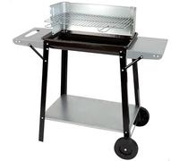 Aktive Carbon Barbacue 90x32x85 Cm Argenté