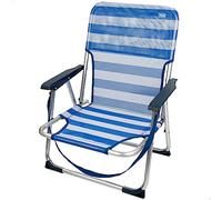AKTIVE Chaise Pliante Fixe en Aluminium Marinière