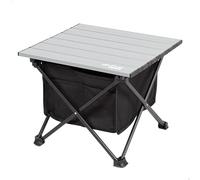 AKTIVE Camping- Table de Camping Pliante avec Sac de Rangement, Table de Camping Pliable Légère et Solide, Polyester et Aluminium, Plage ou Jardin, 40X35X30 cm