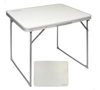 Aktive Camping - Table Pliante Avec Poignée De Transport. Table De Camping- Plage Ou Jardin Légére Et Portable- Blanc Multicolore