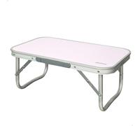 AKTIVE Camping - Table Pliante en Aluminium avec Poignée. Table Basse Blanche pour 4 Personnes, Table de Camping, Plage ou Jardin Légère et Portable, Mauve