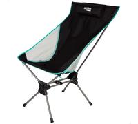 AKTIVE Chaise de Camping Pliante, 61X55X99 cm, Supporte 110 kg, Coussin Inclus, Patins Antidérapants, Sac de Transport, Structure en Acier, Tissu Polyester