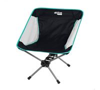 AKTIVE Chaise de Camping Pliante, Très Compacte, Fabriquée en Acier et Polyester, Max 110 kg, 58X36X66 cm, Confortable et Résistant, Antidérapant, avec Sac de Transport, Multi-Usages, Durable