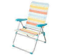 Aktive 62422 5 Positions 55x65x95 Cm Beach Chair Multicolore