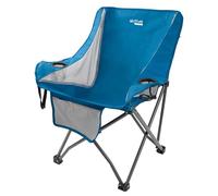 Aktive Folding Camping With Cup Holder & Pocket Chair Bleu 64 x 73 x 8 cm